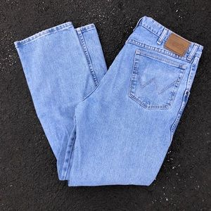 Vintage Wrangler Blue Denim Relaxed Fit 36x32